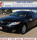 toyota camry 2010 black sedan le 4 cylinders front wheel drive automatic 75228