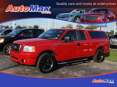 ford f 150 2007 red stx gasoline 8 cylinders rear wheel drive automatic 34474