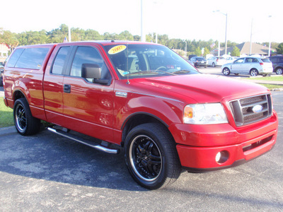 ford f 150 2007 red stx gasoline 8 cylinders rear wheel drive automatic 34474