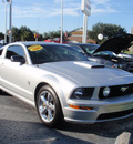 ford mustang 2009 silver coupe gt premium gasoline 8 cylinders rear wheel drive 5 speed manual 34474