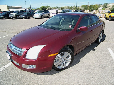 ford fusion 2006 red sedan sel gasoline 6 cylinders front wheel drive automatic 81212
