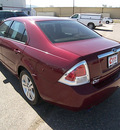 ford fusion 2006 red sedan sel gasoline 6 cylinders front wheel drive automatic 81212