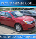 ford focus 2010 red sedan se gasoline 4 cylinders front wheel drive automatic with overdrive 13350
