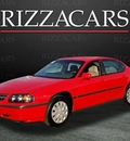 chevrolet impala 2002 red sedan gasoline 6 cylinders front wheel drive automatic with overdrive 60546