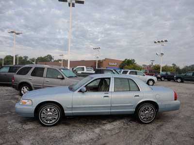 mercury grand marquis 2008 lt  blue sedan gs gasoline 8 cylinders rear wheel drive automatic with overdrive 60546