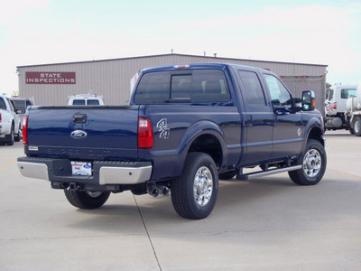 ford f 250 super duty 2012 blue lariat biodiesel 8 cylinders 4 wheel drive automatic 62708