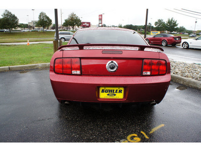 ford mustang 2007 redfire coupe gt cs premium gasoline 8 cylinders rear wheel drive 5 speed manual 07724