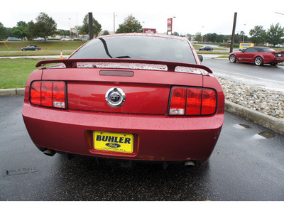 ford mustang 2007 redfire coupe gt cs premium gasoline 8 cylinders rear wheel drive 5 speed manual 07724
