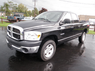 dodge ram 1500 2008 black trx4 gasoline 8 cylinders 4 wheel drive automatic 14224