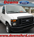 ford econoline cargo 2011 white van e 250 flex fuel 8 cylinders rear wheel drive automatic with overdrive 08753