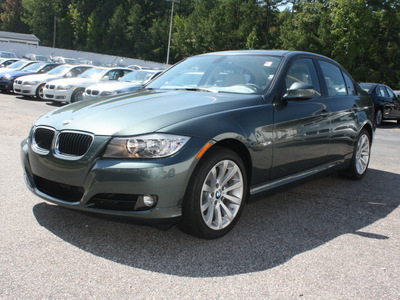 bmw 3 series 2011 dk  green sedan 328i gasoline 6 cylinders rear wheel drive automatic 27616