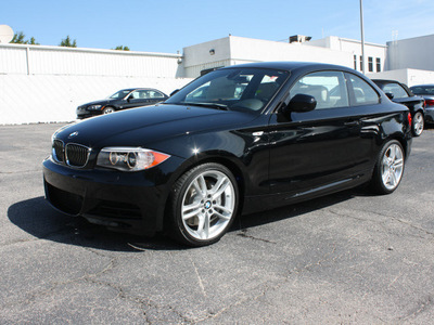 bmw 1 series 2012 black coupe 135i gasoline 6 cylinders rear wheel drive automatic 27616