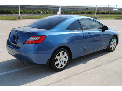 honda civic 2009 blue coupe lx gasoline 4 cylinders front wheel drive automatic 77065