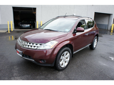 nissan murano 2006 red suv s gasoline 6 cylinders all whee drive cont  variable trans  07044