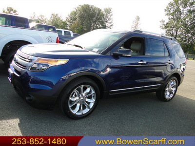 ford explorer 2012 dark blue pearl met suv xlt gasoline 6 cylinders 2 wheel drive shiftable automatic 98032