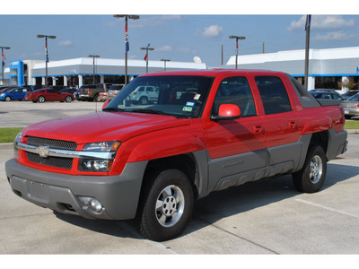 chevrolet avalanche 2002 red suv 1500 gasoline v8 rear wheel drive automatic with overdrive 77090