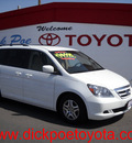 honda odyssey 2006 white van ex gasoline 6 cylinders front wheel drive automatic 79925