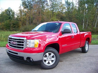 gmc sierra 1500 2012 red sle flex fuel 8 cylinders 4 wheel drive not specified 44024