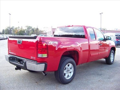 gmc sierra 1500 2012 red sle flex fuel 8 cylinders 4 wheel drive not specified 44024