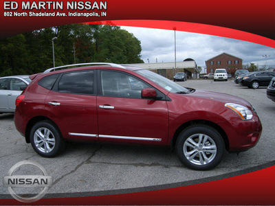 nissan rogue 2012 cayenne red suv gasoline 4 cylinders all whee drive automatic 46219