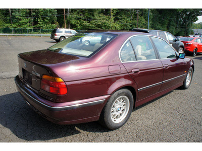 bmw 5 series 1997 red sedan 528i gasoline 6 cylinders rear wheel drive 4 speed automatic 07060