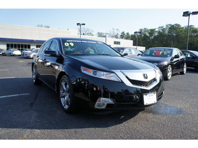 acura tl 2009 black sedan awd tech pkg gasoline 6 cylinders all whee drive shiftable automatic 07712