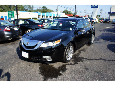 acura tl 2009 black sedan awd tech pkg gasoline 6 cylinders all whee drive shiftable automatic 07712