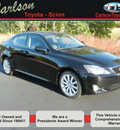 lexus is 250 2008 black sedan awd navi gasoline 6 cylinders all whee drive automatic 55448