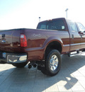 ford f 350 super duty 2008 brown lariat 4x4 crew cab diesel 8 cylinders 4 wheel drive automatic with overdrive 55448