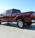 ford f 350 super duty 2008 brown lariat 4x4 crew cab diesel 8 cylinders 4 wheel drive automatic with overdrive 55448