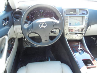 lexus is 250 2008 gray sedan awd navi gasoline 6 cylinders all whee drive automatic 55448