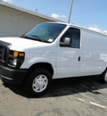 ford econoline cargo 2011 white van e 150 flex fuel 8 cylinders rear wheel drive 4 speed automatic 98032