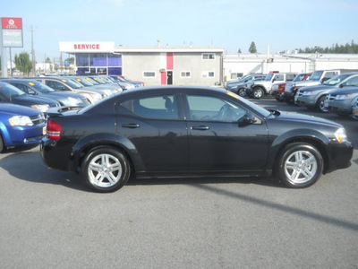 dodge avenger 2010 black sedan r t gasoline 4 cylinders front wheel drive 4 speed automatic 99212