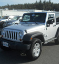 jeep wrangler 2009 silver suv x gasoline 6 cylinders 4 wheel drive automatic 99212