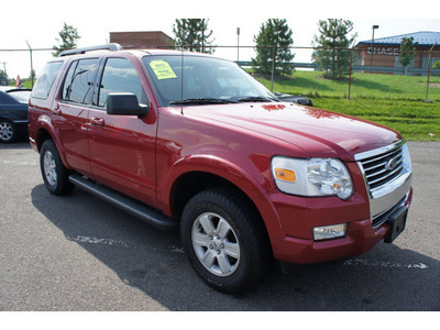 ford explorer 2010 red suv xlt gasoline 6 cylinders 4 wheel drive 5 speed automatic 07060