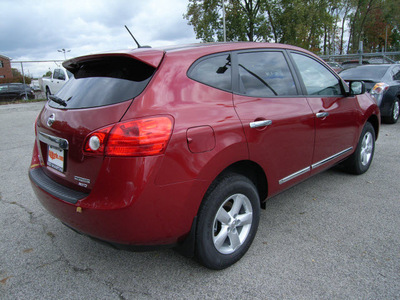 nissan rogue 2012 red suv gasoline 4 cylinders all whee drive automatic 46219