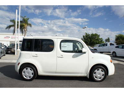nissan cube 2009 white wagon 1 8 sl gasoline 4 cylinders front wheel drive cont  variable trans  91761