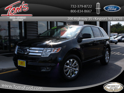 ford edge 2009 black suv limited gasoline 6 cylinders all whee drive automatic with overdrive 07735