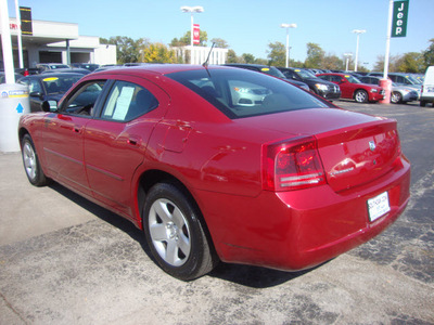 dodge charger 2008 red sedan gasoline 6 cylinders rear wheel drive automatic 60443