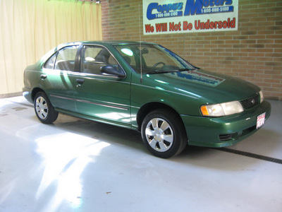 nissan sentra 1998 green sedan gxe gasoline 4 cylinders front wheel drive 5 speed manual 44883