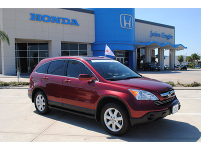 honda cr v 2007 dk  red suv ex l gasoline 4 cylinders front wheel drive automatic with overdrive 77065