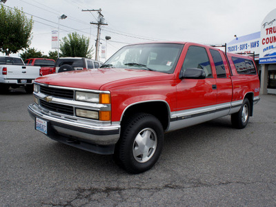 chevrolet 1500 silverado 1995 red 4x4 gasoline v8 4 wheel drive automatic 98371