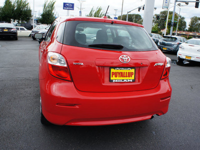 toyota matrix 2010 red hatchback gasoline 4 cylinders front wheel drive automatic 98371