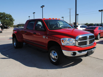 dodge ram pickup 3500 2007 red slt diesel 6 cylinders 4 wheel drive automatic with overdrive 76087
