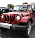 jeep wrangler unlimited 2012 red suv sahara gasoline 6 cylinders 4 wheel drive automatic 07730