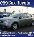nissan sentra 2007 gray sedan 2 0s gasoline 4 cylinders front wheel drive automatic 27215