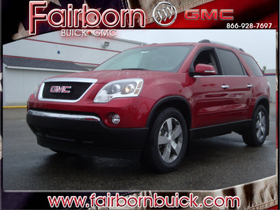 gmc acadia 2012 crystal red suv slt gasoline 6 cylinders all whee drive automatic 45324