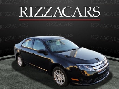 ford fusion 2012 black sedan s gasoline 4 cylinders front wheel drive automatic with overdrive 60546