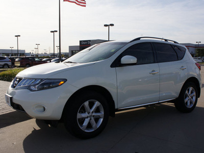 nissan murano 2009 off white suv sl gasoline 6 cylinders front wheel drive automatic with overdrive 76018