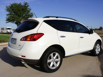 nissan murano 2009 off white suv sl gasoline 6 cylinders front wheel drive automatic with overdrive 76018